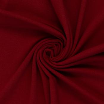 Swafing Vanessa HW25/26 Baumwoll Jersey Uni Burgundy 338